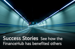Success Stories—See how the FinanceHub has benefited others