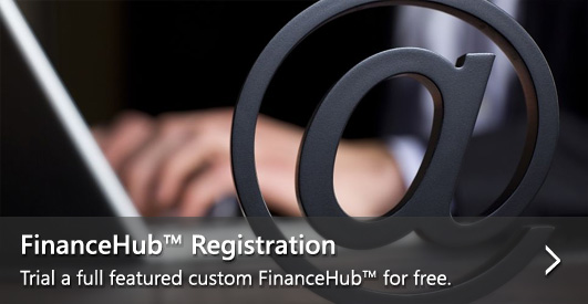 FinanceHub™ Registration—Trial a full featured custom FinanceHub™ for free.